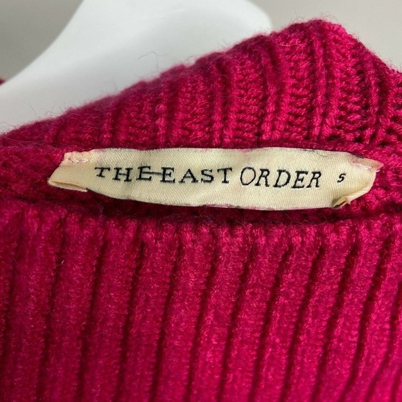 The East Order Basket Weave Fuchsia Pink Sweater - Picture 6 of 6